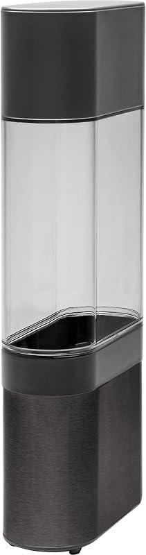 GE Profile Opal 2.0 Side Tank | 0.75 Gallon Water Tank Accessory for Nugget Ice Maker | Allows for 3X More Ice Before Refill | Black Stainless Steel