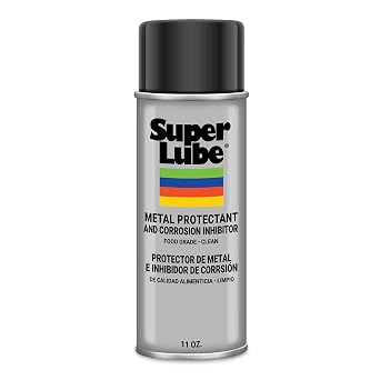 Super Lube Metal Protectant & Corrosion Inhibitor - Aerosol Spray - Anti-Rust & Anti-Corrosion - NSF Food Grade Lubricant - Marine & Industrial - Moisture Displacing Lubricant - 11 oz Aerosol 83110