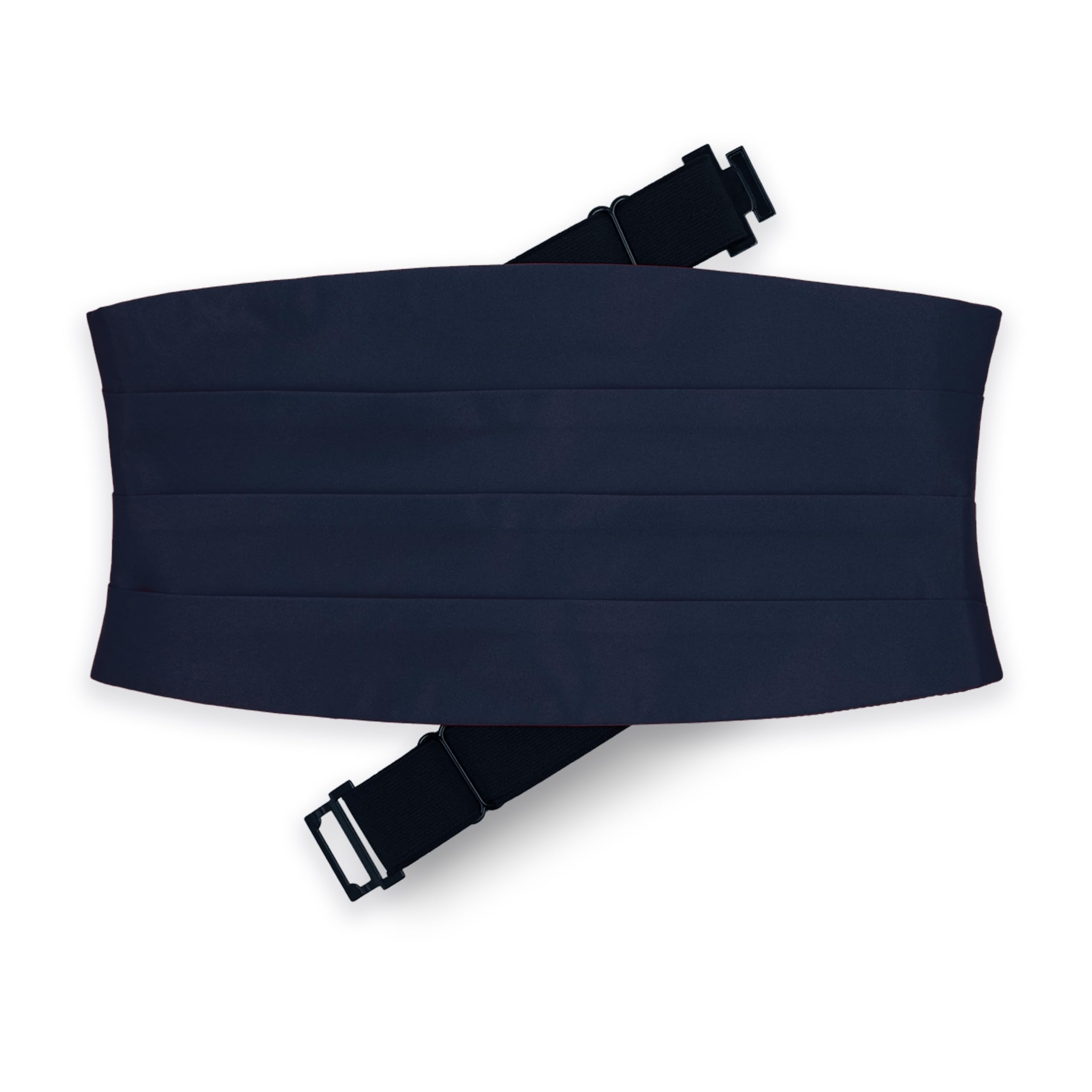 The Gents Lab Men's Navy Blue Cummerbund Made From 100% Soft Polyester | Fully Adjustable | Over 5+ Colours (Navy Blue)