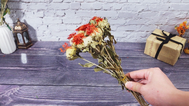 Ramo Grande Boho de Flores Secas Variadas 345 Pzs miniatura 7