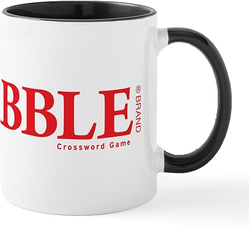 Miniatura 15 de CafePress Scrabble Champion - Taza de café de cerámica (11.0 fl oz) 2-Blanco/Negro Interior - Scrabble Champion,Blanco - Logo,Blanco - Logo