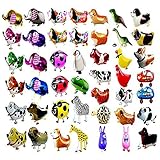 RETON 20 Stücke Tier folienballon Haustiere, Air Walker Ballons, Mylar Folie Helium Aluminium Ballon Kit für Kinder Geburtstag Party Baby Shower Decor Kinder Geschenk