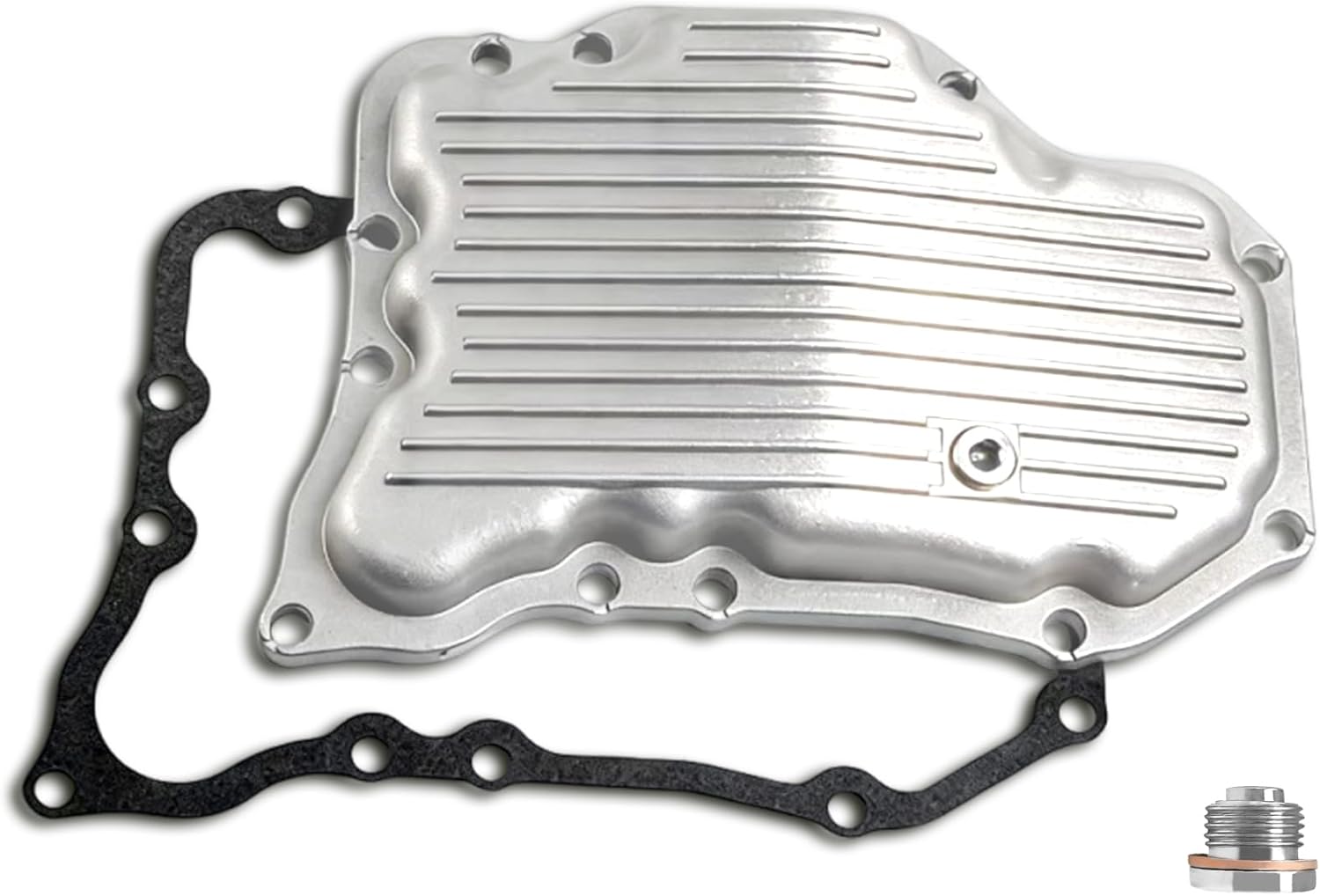 Upgraded aluminum Engine Oil Pan with Gasket Strong magnet Drain Plug Compatible with Nissan Rogue 1.5L 2021-2024 - Columns Replaces 11110 6RC1B,111106RC1B