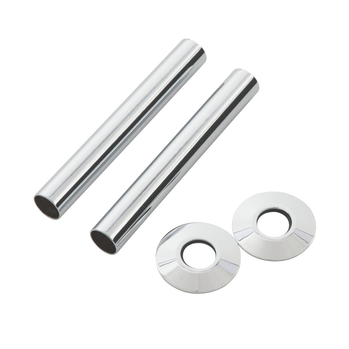 Arroll Chrome Pipe Shroud Kit 130 X 18Mm