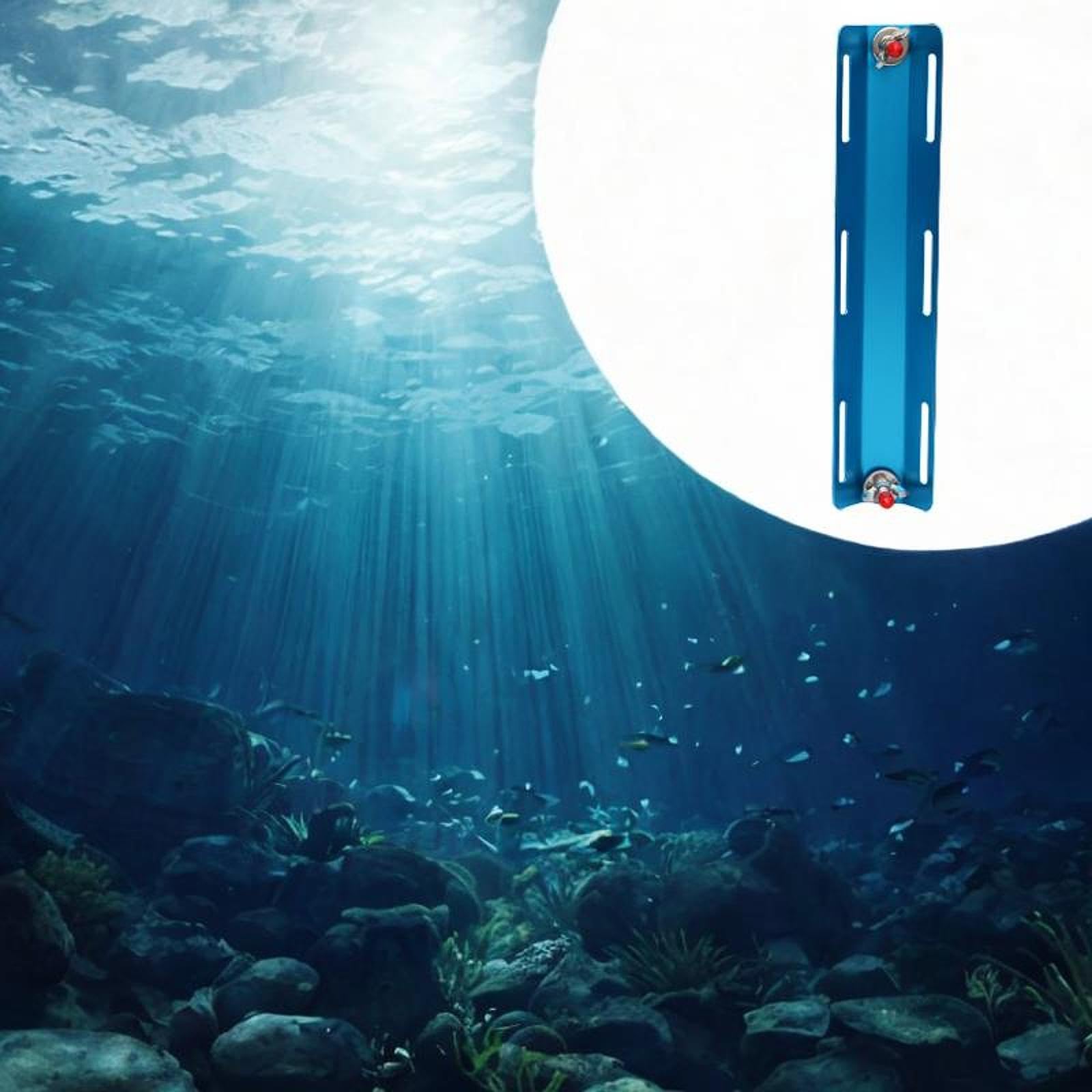 Colaxi Scuba Diving Back Frame with Screw Gear,Lightweight Aluminum Single for Tank Adapter for Scuba Diving Backplate,Water Sports, Blue