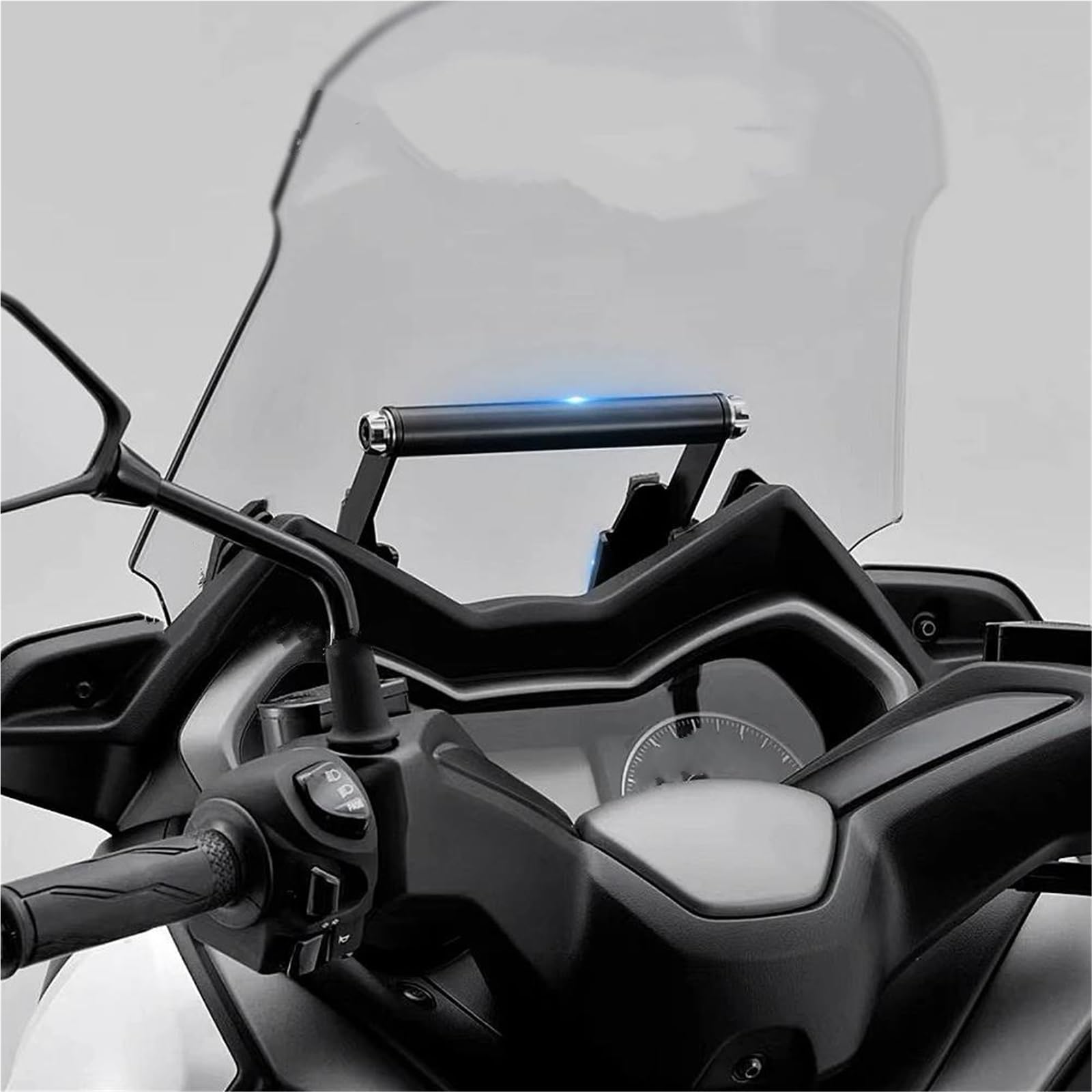 Support De Téléphone De Moto pour Xmax 300 X-Max 300 X-Max 300 XMAX300 2017-2022 Support De Navigation GPS Support De Smartphone GPS Support(Noir 2)