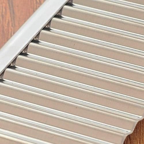 Miniatura 6 de ZOSTLAND Cortador ancho de acero inoxidable, cuchillo para picar ensalada de verduras, herramienta de corte para cortar papas fritas, cuchillo