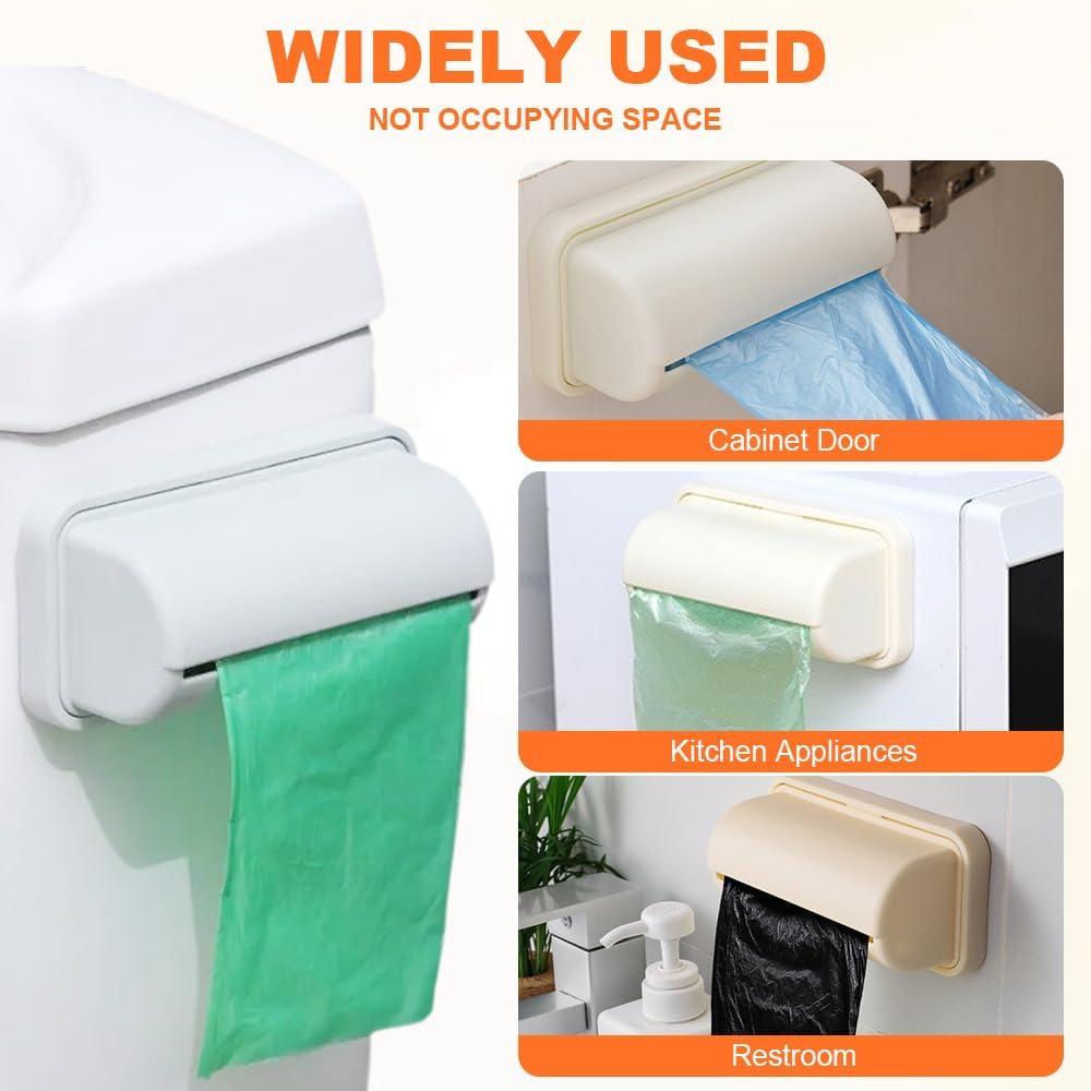 2 Stück Müllbeutelspender Selbstklebend - Wandhalter Für Müllsäcke