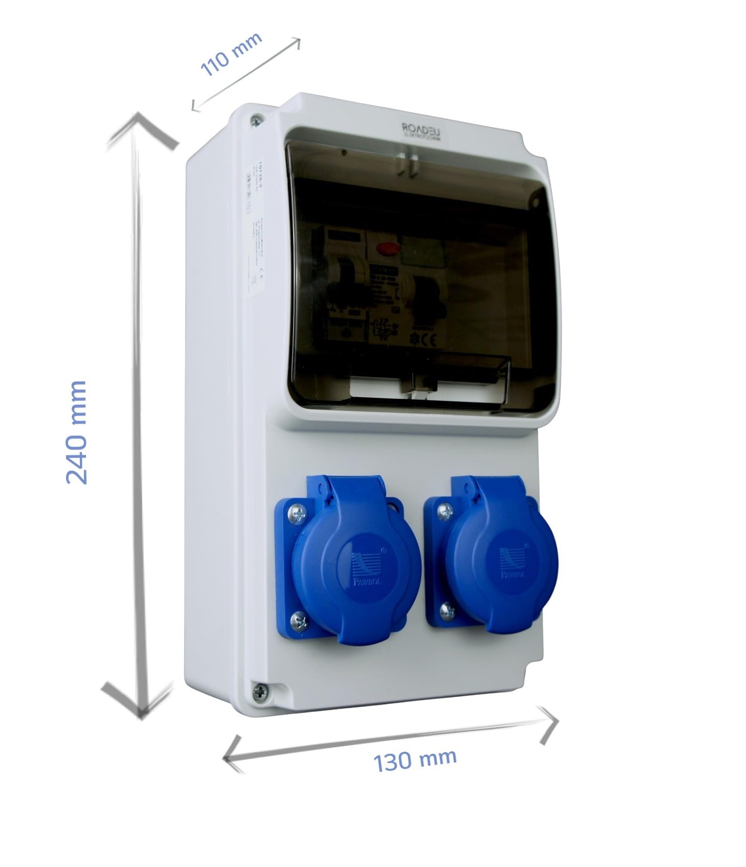 Cecaylie Distributore Da Parete Distributore Di Corrente Con Contatore - Foto 2
