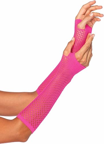 Miniatura 5 de Leg Avenue womens Triangle Net Fingerless Gloves Exotic Apparel Accessory