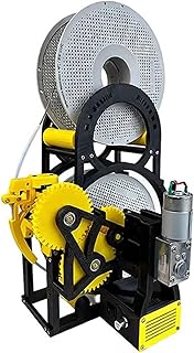 Filament Respooler, Elektrischer 3D-Aufwickler mit Metalllinearschiene und Präzisionslagern, saubere Umwicklungen für Druck-, Schweiß- und Textilprojekte