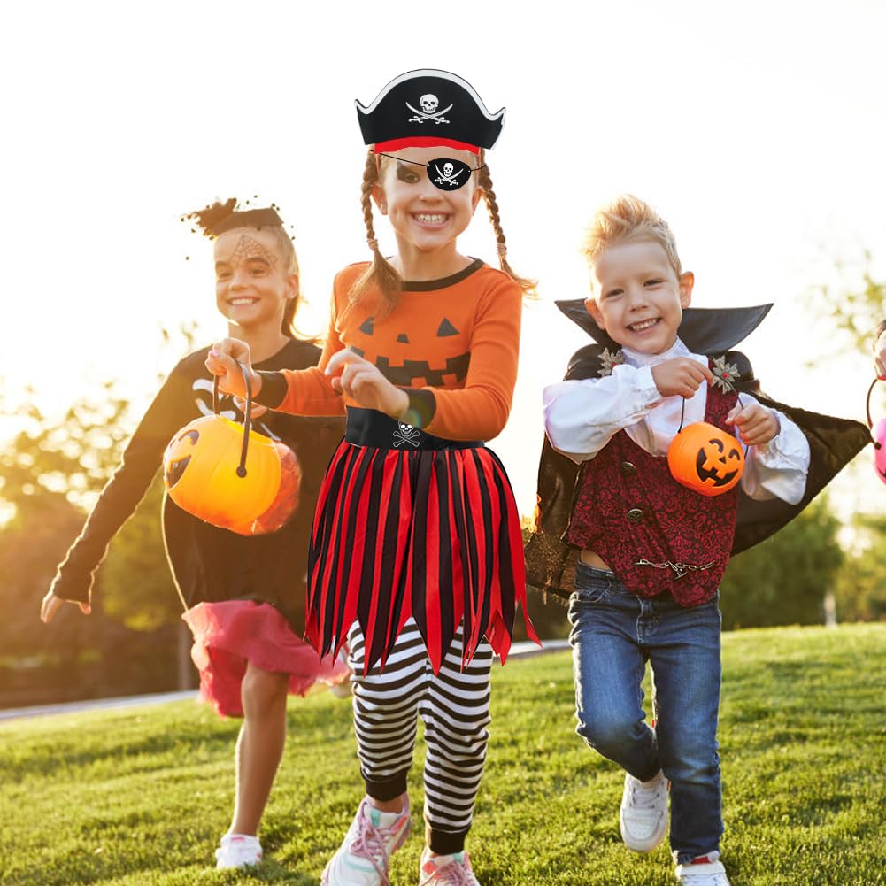 Cosysparks Kids Pirate Costume for Girls 4-8 Years Old - Image 3