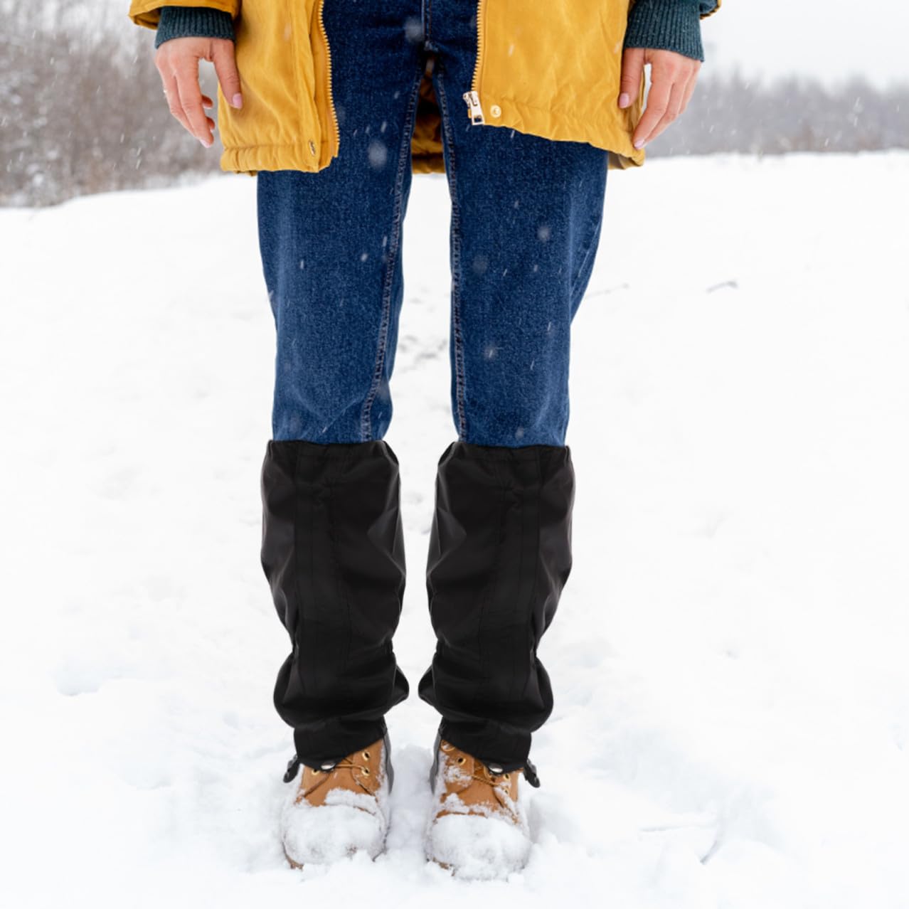 BESPORTBLE Lot De 3 Guêtres Thermiques pour Randonnée en Plein Air Résistantes À Leau Matériau Respirant Et Protecteur pour Les Jambes 2 Pièces X 3
