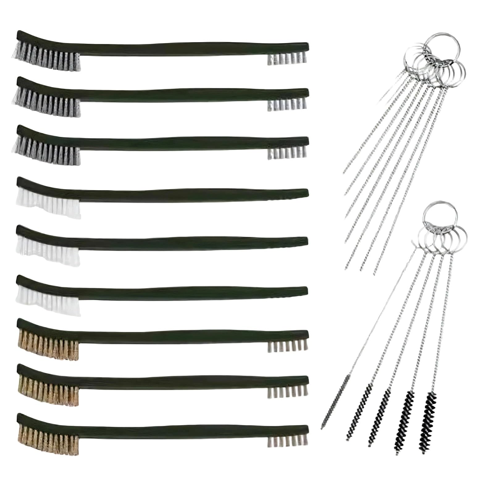 WEILWH Multifunctional Carburetor Cleaner Brush Nylon Cleaner Tool Kits for Engine Part Maintenances Cleanings Dirt Carburetor Equipment
