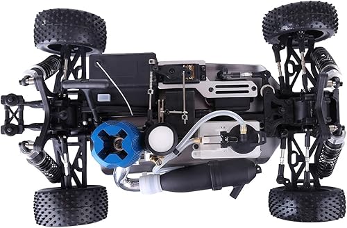 Miniatura 5 de ZOSTER Vehículo todoterreno RC modelo VRX RH1007 110 4WD 60KMH 2.4G RTR versión Nitro de dos velocidades con motor de metanol Force 18CXP Modelo