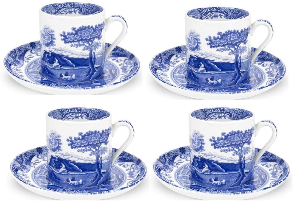 [DEFAULT] Blue Italian Coffee Cup