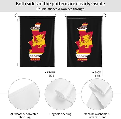 Miniatura 6 de Central Province Flag Map Garden Flag 12.5"x18" Inch Double Sided Garden Flags Home Lawn Outdoor Decor Flags Party Banner Welcome Flag
