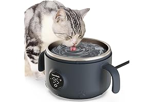 Heated Food and Water Bowl for Outdoor Cats
