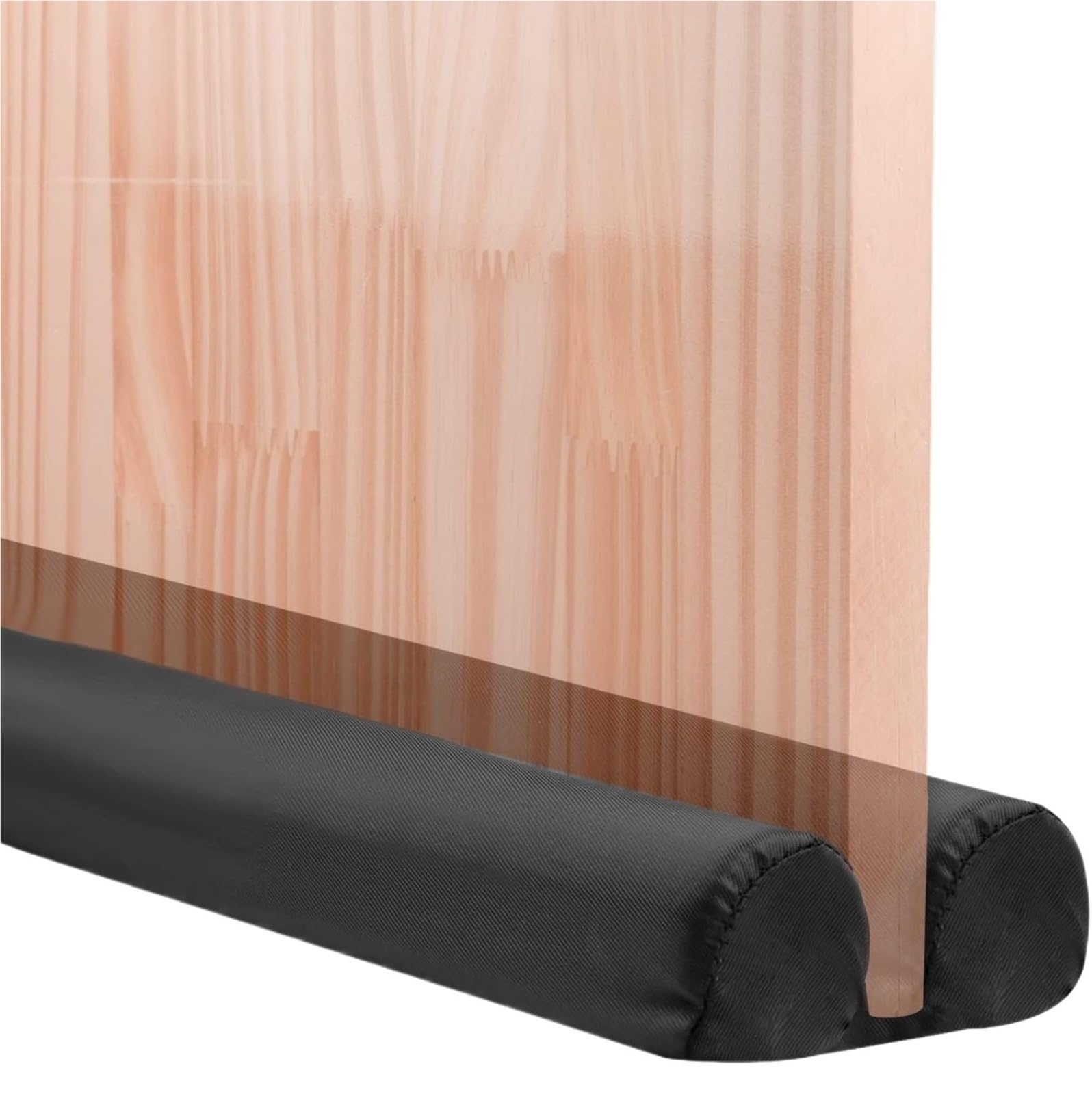 Draft Excluder For Doors Adjustable Door Bottom Seal Strip Under Door Draft Stopper Gap Blocker Sealing Weather Strip Blocks Cold Air, Wind, Noise(32inch)