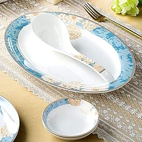 Elevate Your Dining Experience: Buy the Exquisite 60-Piece Luxury Porcelain Dinnerware Set Today! – AKALNNB
