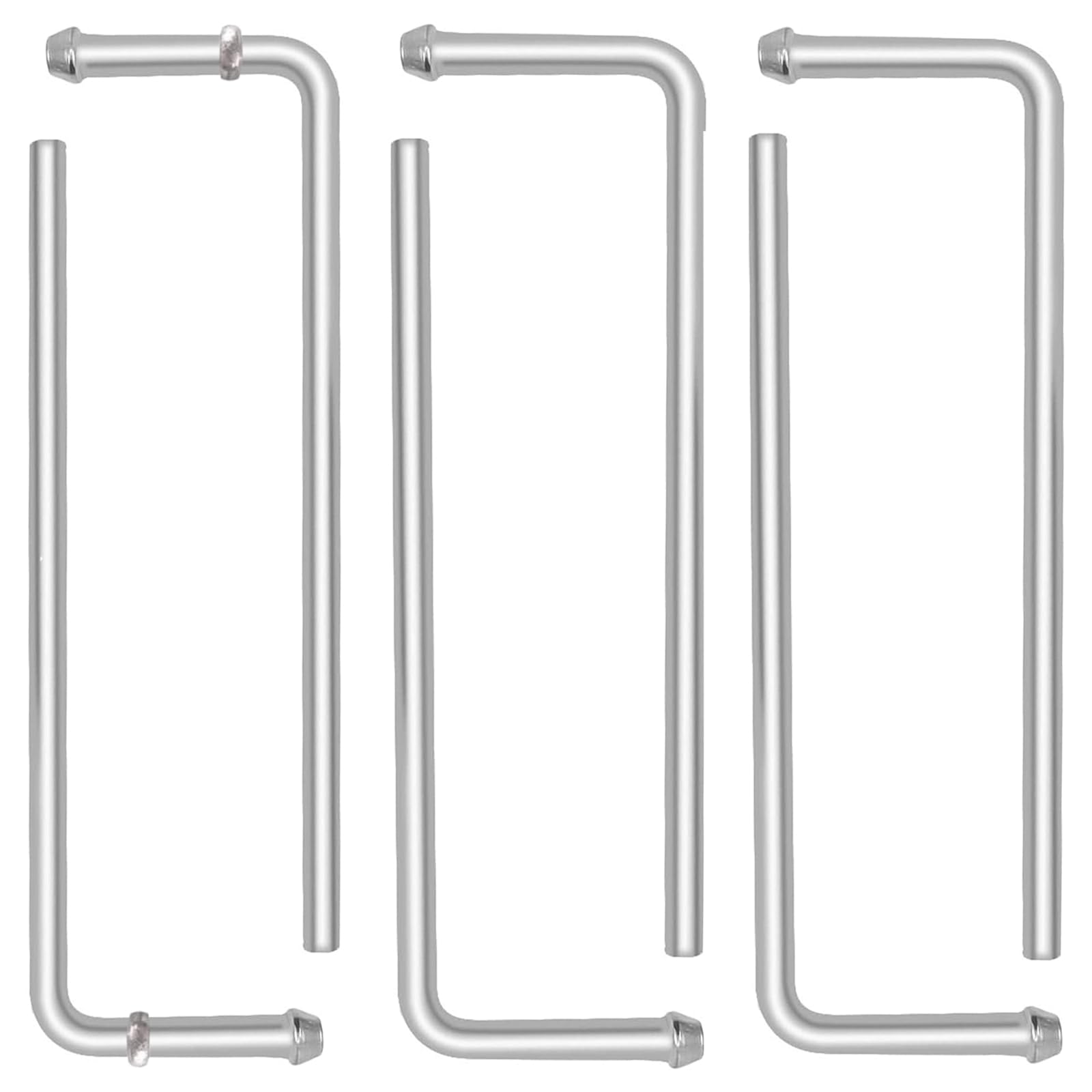 Exhaust Hanger Rod, 10" Long Stainless Steel Exhaust Hanger, 6 Pcs