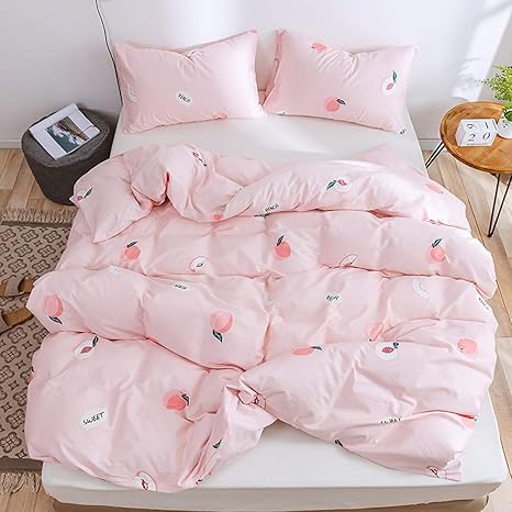 peachy pink bedding