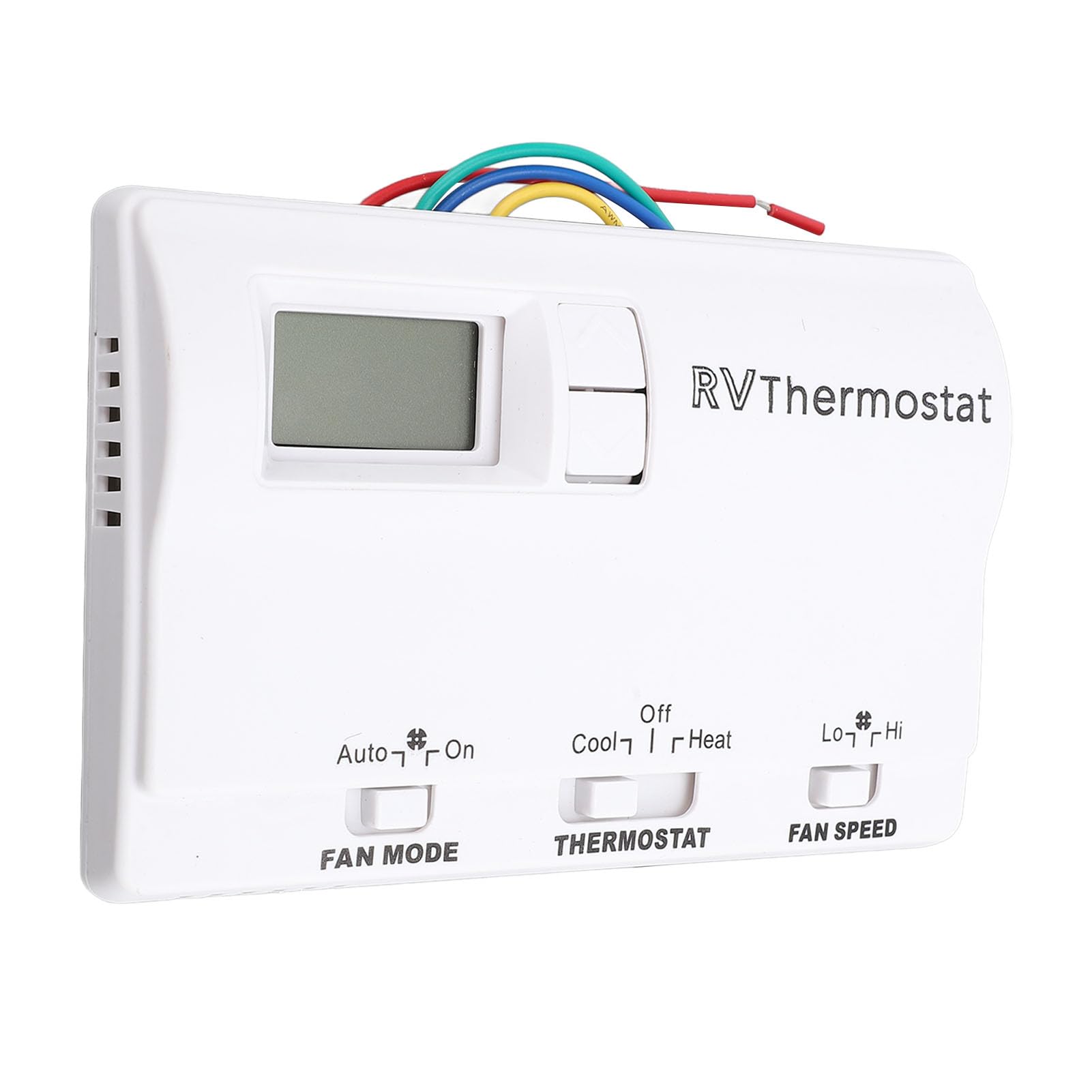 Termostato digital RV con temperatura ajustable (blanco)