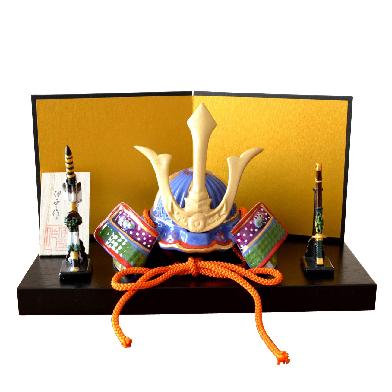 お値下げ中＊サムライ、兜、鋳物、節句、美術工芸品、日本製、昭和、レトロ Amazon.co.jp: 日本のお土産 おみやげ 海外へのおみやげ 日本人形 侍