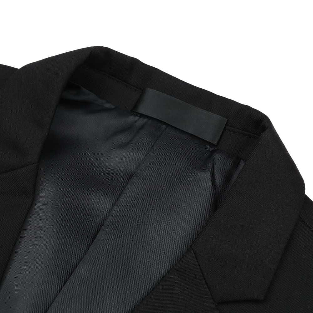 Allthemen Abito da Uomo in 2 Pezzi in Tinta Unita con Due Bottoni Giacca Formale da Lavoro per Matrimonio Blazer + Cravatta