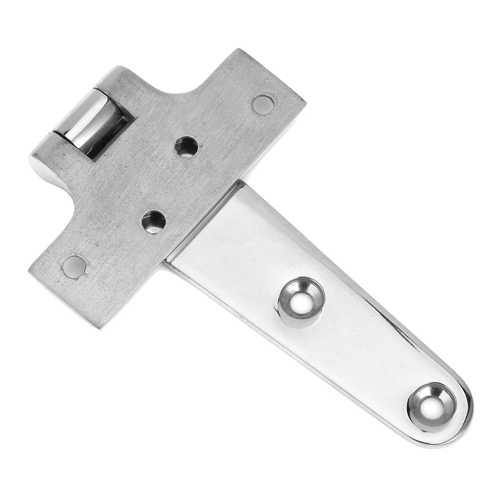 Buachois 2 Pièces 152 * 76mm/6x3in Charnière en Forme de T en Acier Inoxydable 316 Robuste Universel Yacht Bateau de Pêche Hors-Bord Marine Longue Charnière Quincaillerie Accessoires