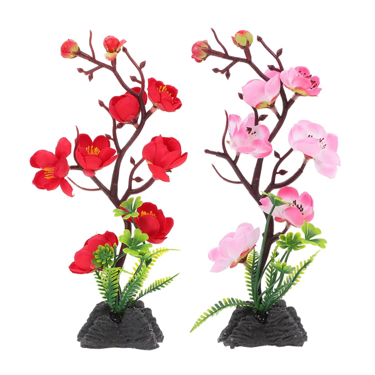 HOMOCONO 2pcs Japanese Sushi Restaurant Decoration Sushi Decorations Sushi Sashimi Japanese Sushi Plate Decoration Plates Japanese Tray Decoration Plant Faux Plastic