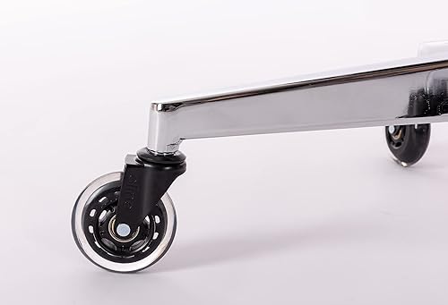 Miniatura 6 de Voohke Oficina de malla ergonómica, soporte lumbar de respaldo alto y función de inclinación, escritorio ajustable para el hogar, sillas X con