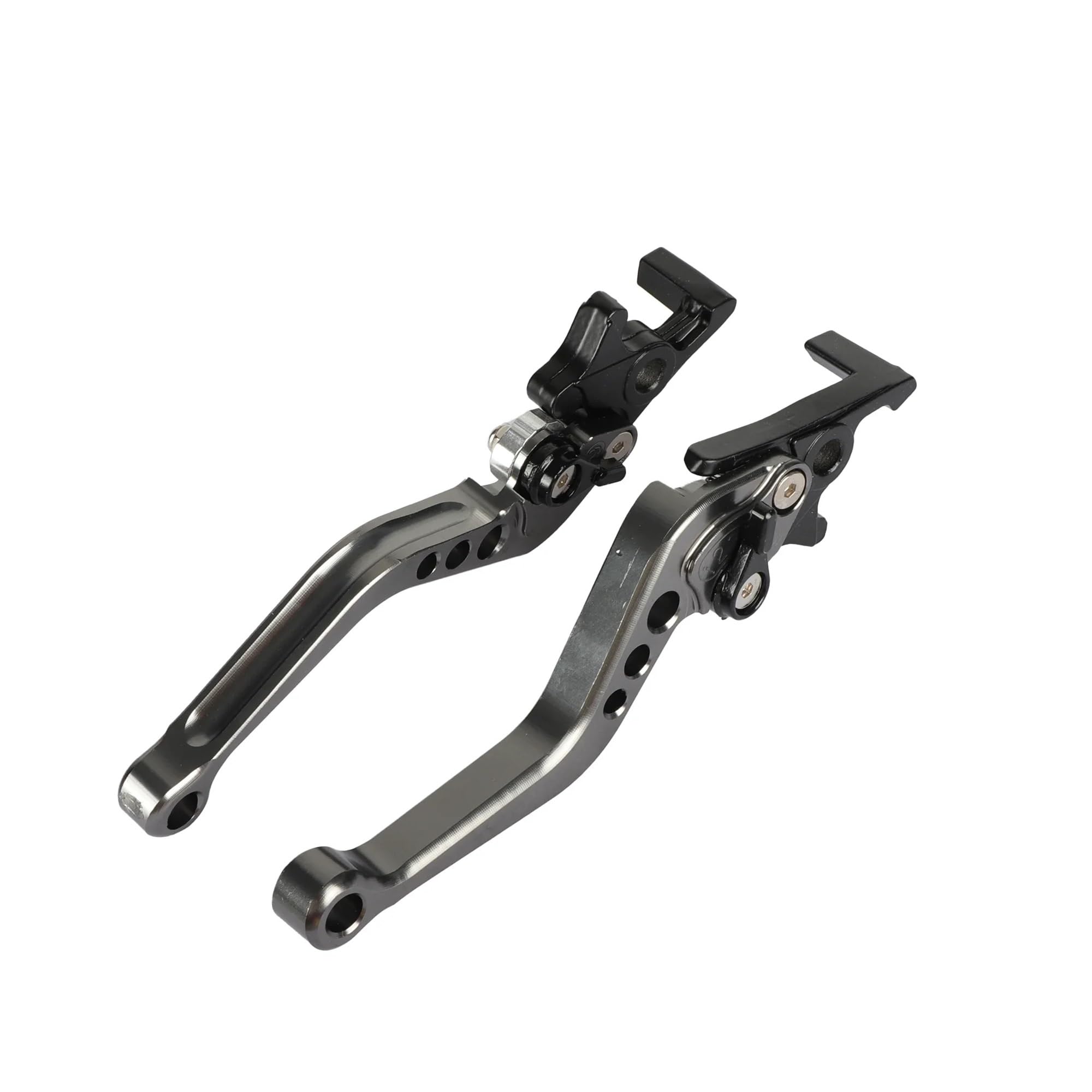 Wxssh Titanium-B Universal 22Mm 7/8" Cnc Clutch Brake Handle Lever For Most Motorcycle For Scooter Motorcycle Brake Clutch Lever Protection(Titanium-B)