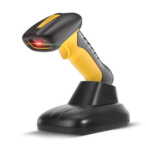NetumScan Industrial Bluetooth QR Barcode Scanner, IP67 Waterproof & 7M