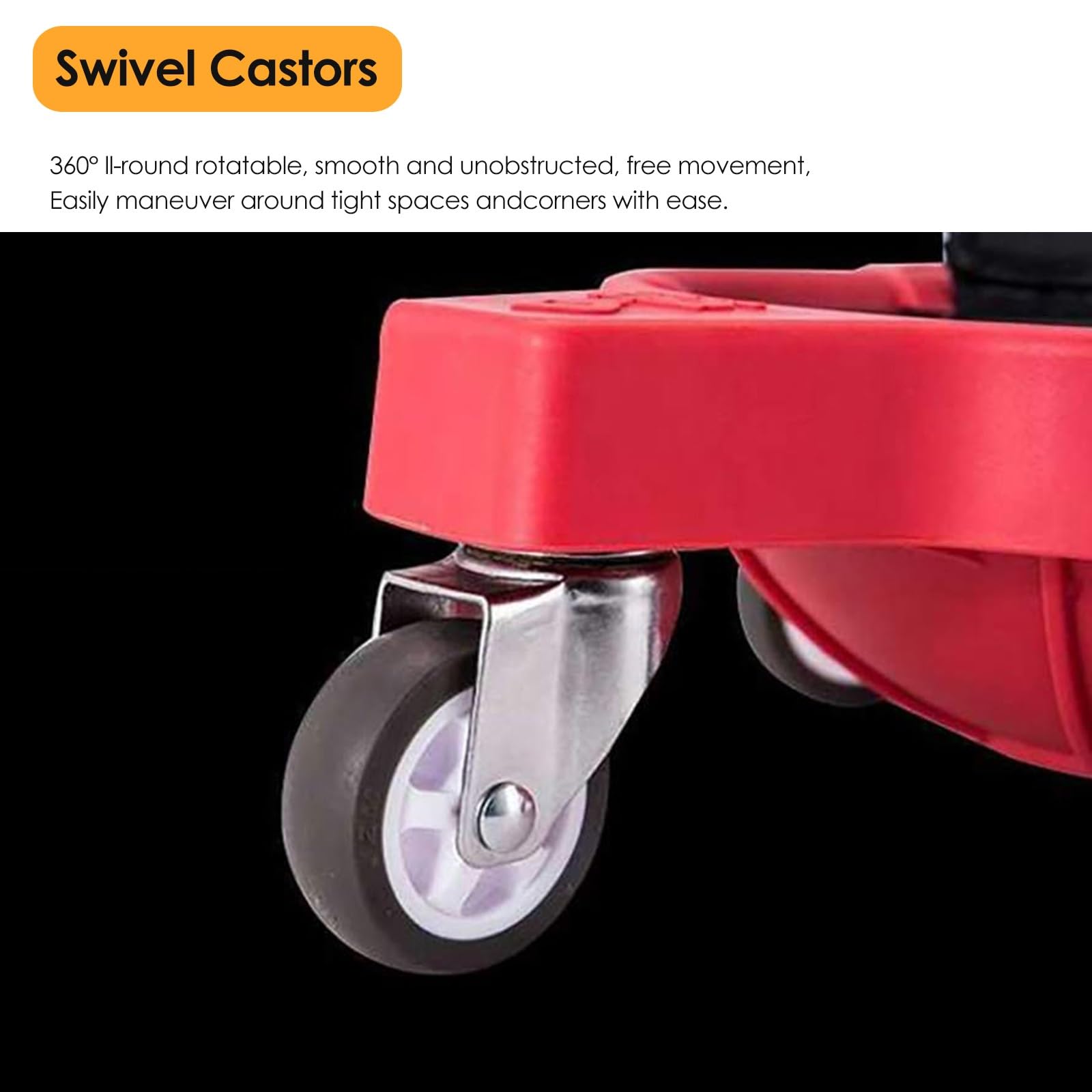 Ginocchiere rotanti Ginocchiere Rolling Wheels Pads, Inginocchiatoi Da Garage/ Carrello A Rotelle Multiuso, Per Giardinaggio Diserbo Costruzione Di Lavori In Legno Officina Qualsiasi Lavoro Di Pavimen