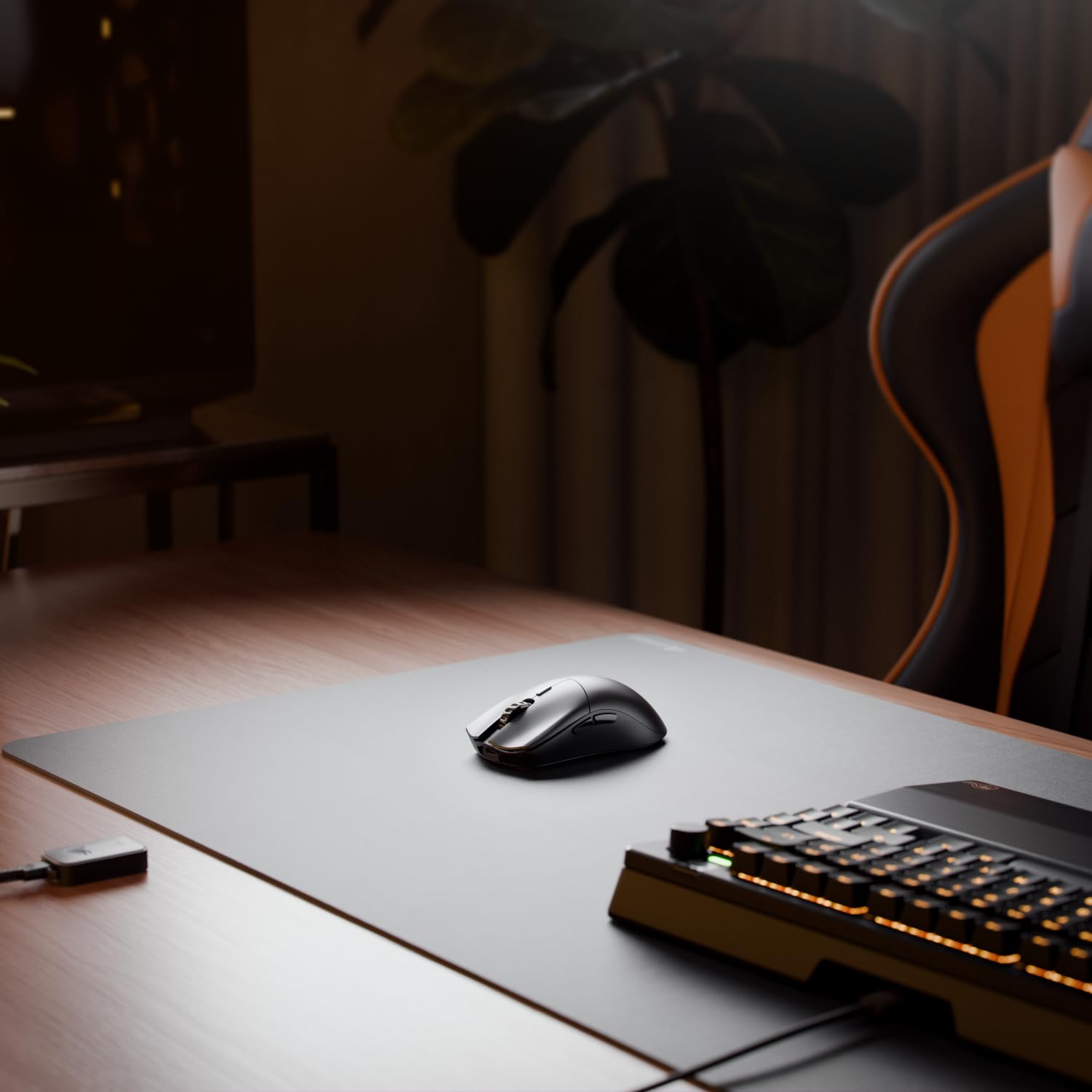 GLORIOUS Gaming Series 2 PRO mysz gamingowa - 55g. częst. odpyt. 8K, czujnik 26K, optyczne przełączniki, mysz e-sportowa dla PC, Ster. palcami/dłonią - Czarna - 2.4 GHz Wireless