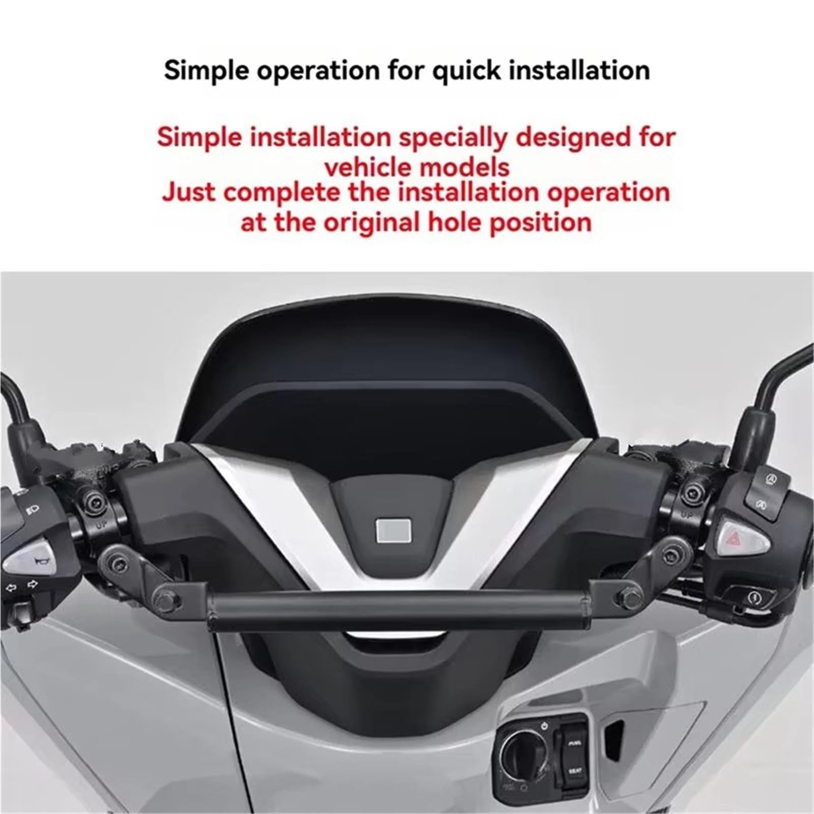 Moto GPS Staffa Navigazione Per PCX160 Per PCX 160 2025- Supporto per telefono cellulare Staffa per manubrio Navigazione per moto Supporto Per Navigatore GPS Per Moto