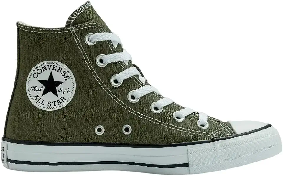 Tênis Converse All Star Chuck Taylor Cano Alto Verde Oliva