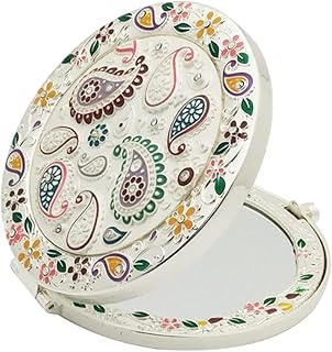 فوميز. مراة مكبرة محمولة باليد، مراة صغيرة الحجم للمحفظة، مراة صغيرة الحجم، مراة مكياج صغيرة الحجم مصممة للسفر، مراة مزدوجة كبيرة الحجم