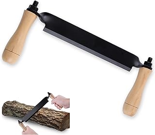 Draw Knife 10" Straight Draw Wood Shaver Woodworking Tool Draw Knife Debarking Tool Felled Draw Shave Knife Draw Shave Tool Woodworking Debarking Hand Tool Wood Barking Tool Bark Peeler