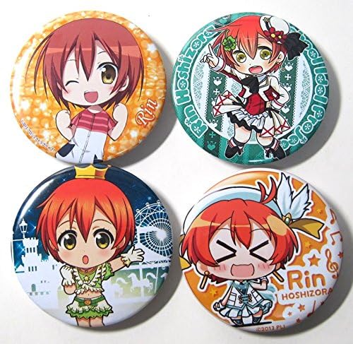 Amazon 星空 凛 ラブライブ かわいい イラスト キャラ 缶 バッジ アニメ 萌えグッズ 通販