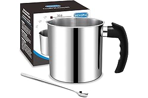 DINGPAI Candle Making Pot, 44oz Candle Pouring Pot
