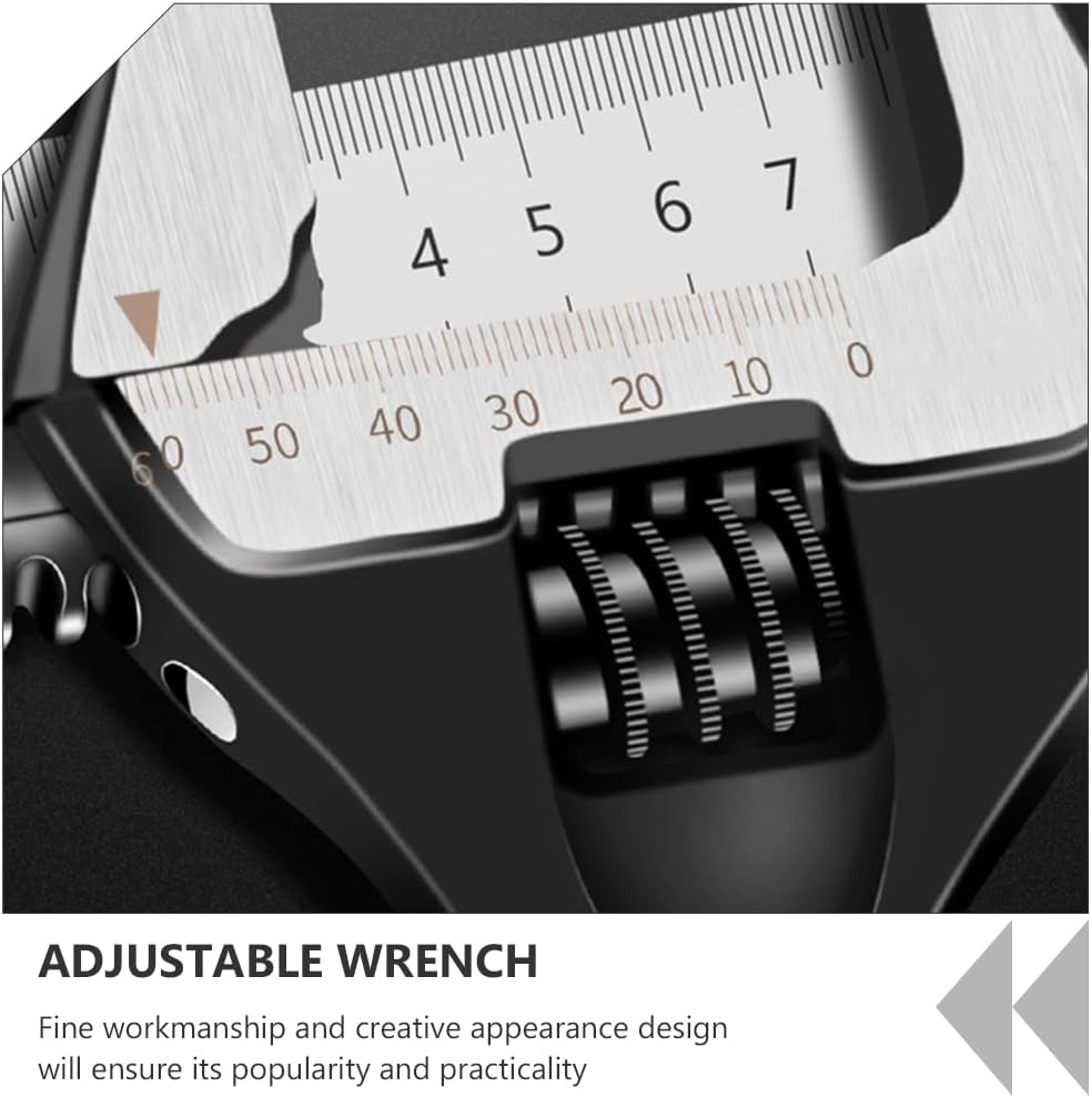DOITOOL 1pc Bathroom Maintenance Wrench Adjustable Wrench Spanner