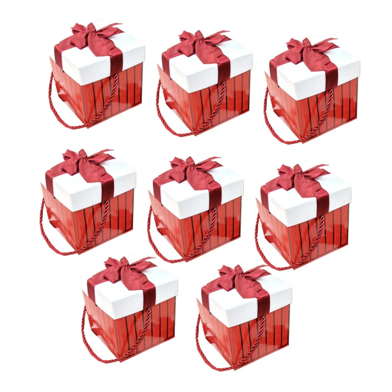 Beavorty 8pcs Christmas Wrapping Box Chic Boxes for Crafts Party Favors for Christmas Parties and Special Occasions