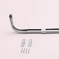 Vista 10 de Yafa Home Fashion Herramientas de barra de cortina ajustables estándar estándar resistentes incluidas