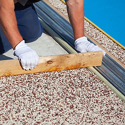 Isolbau Steinteppich SET Marmorkies 200kg + Bindemittel bis 20m² Nero 4/8mm Epoxidharz, Terassenboden, Natursteinboden Marmorkies Bodenbelag, Steinboden Bodenbeschichtung, Marmorstein, Innen Außen