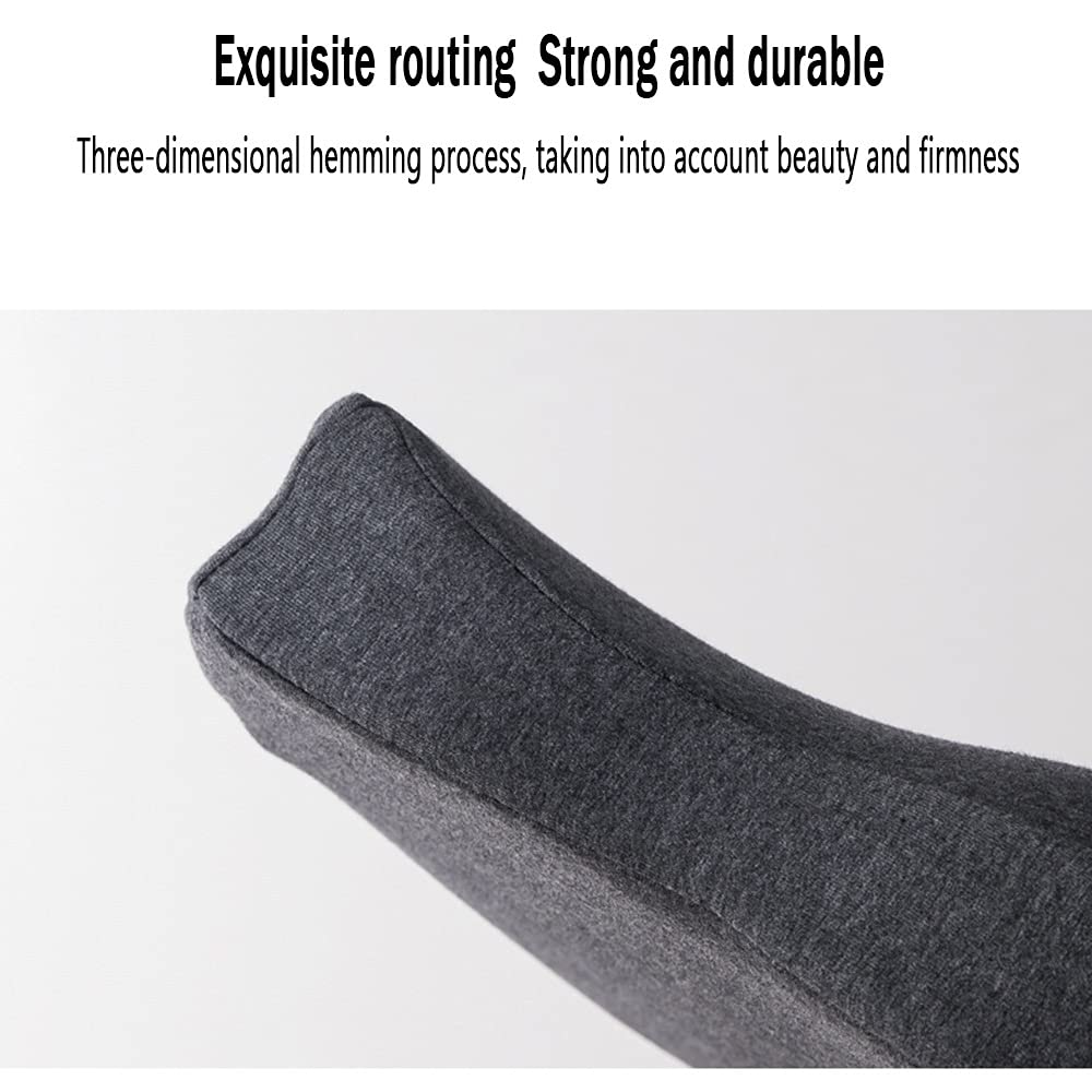 Generico Comodo Cuscino a Cuneo Cuscino Ortopedico per Sedile Adatto per Sedia da Ufficio, seggiolino Auto, Sedia a rotelle Cuscino a Cuneo Freedom Ideale per alleviare Il coccige, Cuscino per Sedile