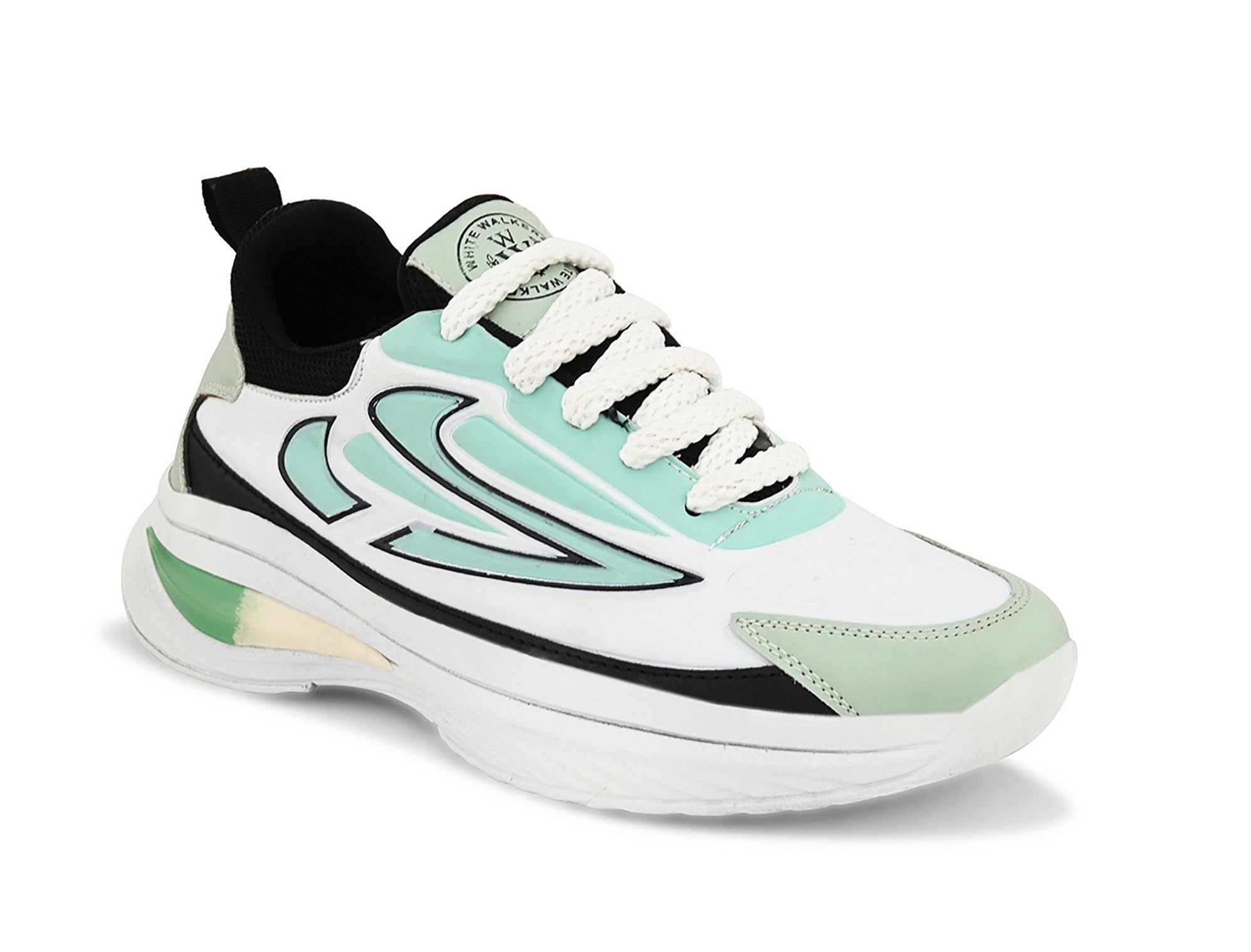 LAVISTA Mesh Latest Stylish Men Sports Shoes Running Walking for Men's Green