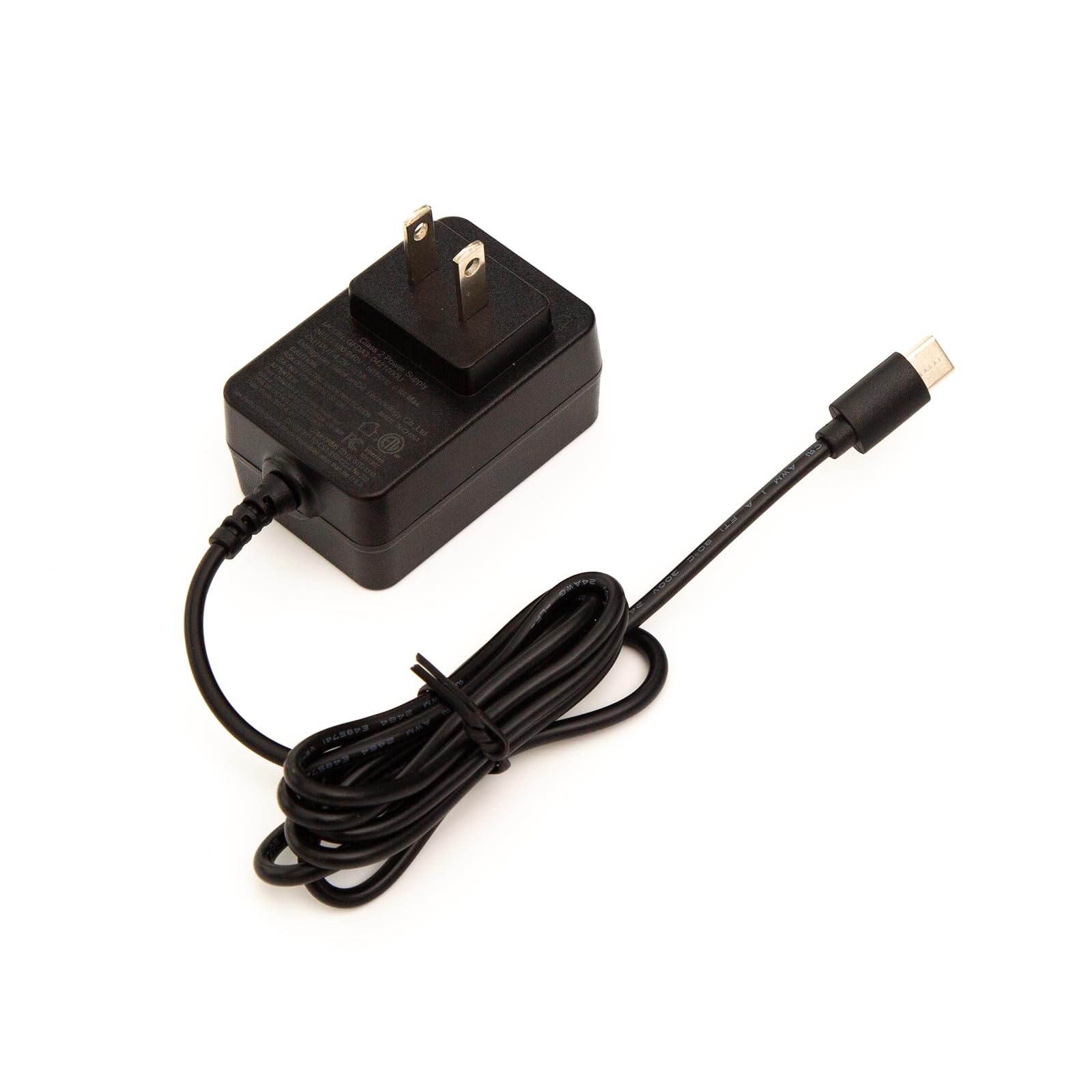 Motorized Zebra Blinds Power Adapter, Remote Control Compatible, AC Wall Charger with Micro USB Cable, Black