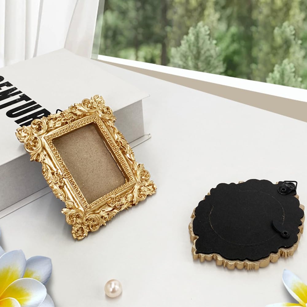 Nplaseta mini fotolijst, 10 stuks, vintage barok